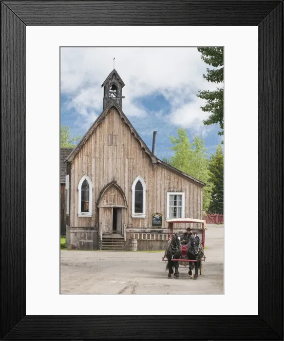 Framed Print : Historic old gold town, Barkersville, British Columbia, Canada, North America Framed Print : Historic old gold town, Barkersville, British Columbia, Canada, North America
