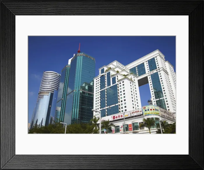 Framed Print : Skyscrapers, Shenzhen, Guangdong, China, Asia Framed Print : Skyscrapers, Shenzhen, Guangdong, China, Asia