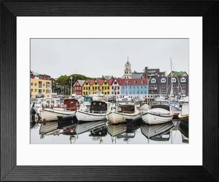 Framed Print : Harbor of Torshavn, Streymoy, Faroe Islands, Denmark, Europe Framed Print : Harbor of Torshavn, Streymoy, Faroe Islands, Denmark, Europe