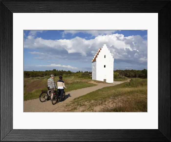 Framed Print : Den Tilsandede Kirke (Buried Church) buried by sand drifts, Skagen, Jutland, Denmark, Scandinavia, Europe Framed Print : Den Tilsandede Kirke (Buried Church) buried by sand drifts, Skagen, Jutland, Denmark, Scandinavia, Europe