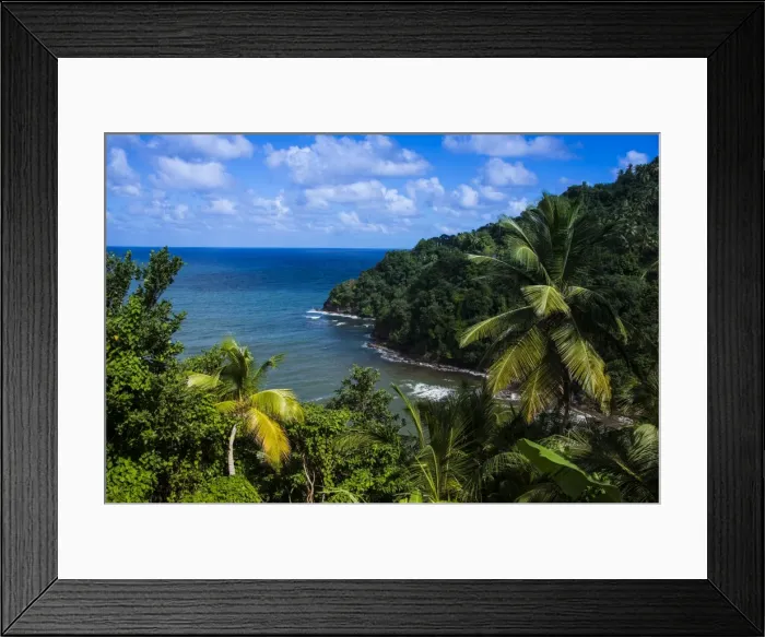 Framed Print : Pagua Bay in Dominica, West Indies, Caribbean, Central America Framed Print : Pagua Bay in Dominica, West Indies, Caribbean, Central America