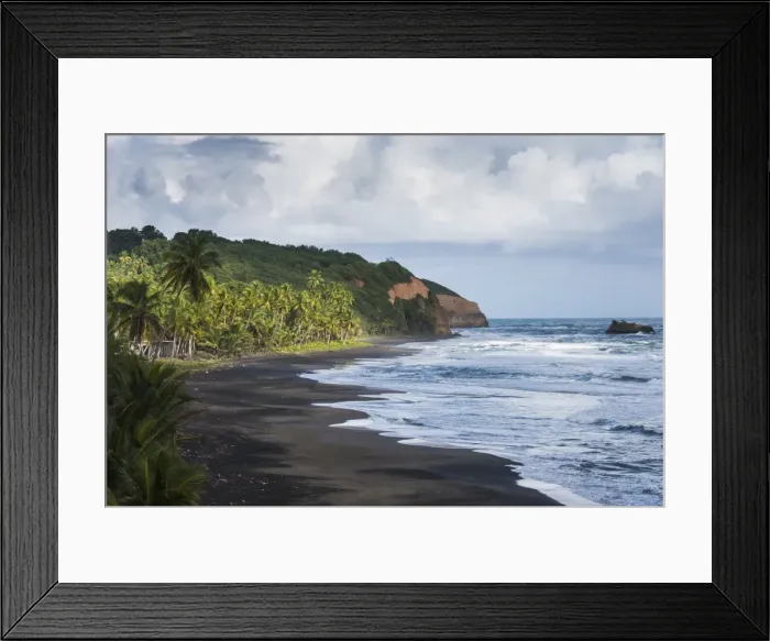 Framed Print : East coast of Dominica, West Indies, Caribbean, Central America Framed Print : East coast of Dominica, West Indies, Caribbean, Central America