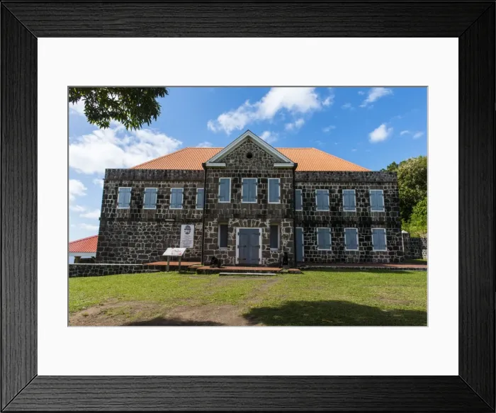 Framed Print : Old British Fort Shirley, Dominica, West Indies, Caribbean, Central America Framed Print : Old British Fort Shirley, Dominica, West Indies, Caribbean, Central America