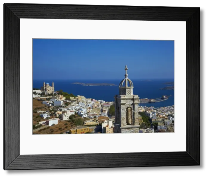 Framed Print : Ermoupoli (Khora), Syros Island, Cyclades, Greek Islands, Greece, Europe Framed Print : Ermoupoli (Khora), Syros Island, Cyclades, Greek Islands, Greece, Europe