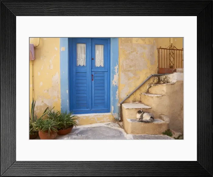 Framed Print : Blue door, Ermoupoli (Khora), Syros Island, Cyclades, Greek Islands, Greece, Europe Framed Print : Blue door, Ermoupoli (Khora), Syros Island, Cyclades, Greek Islands, Greece, Europe