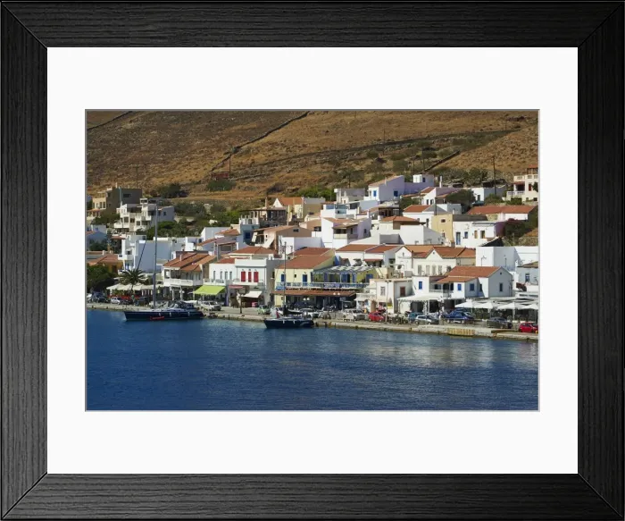 Framed Print : Korissia harbour, Kea Island, Cyclades, Greek Islands, Greece, Europe Framed Print : Korissia harbour, Kea Island, Cyclades, Greek Islands, Greece, Europe
