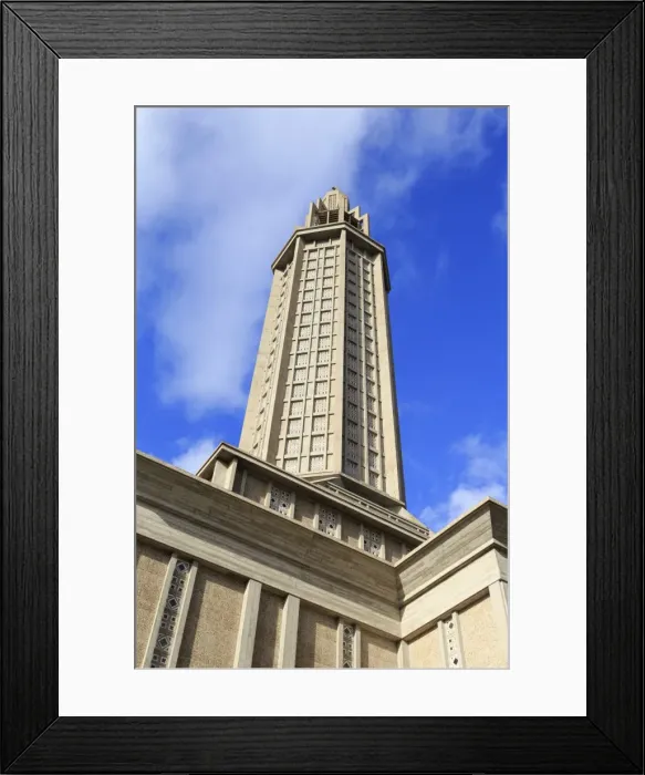 Framed Print : St. Josephs Church, Le Havre, Normandy, France, Europe Framed Print : St. Josephs Church, Le Havre, Normandy, France, Europe