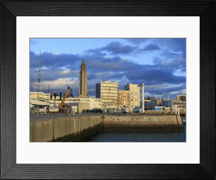 Framed Print : Yacht Marina in Le Havre, Normandy, France, Europe Framed Print : Yacht Marina in Le Havre, Normandy, France, Europe