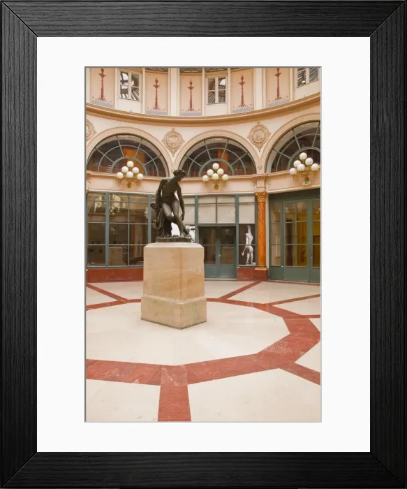 Framed Print : Galerie Colbert in central Paris, France, Europe Framed Print : Galerie Colbert in central Paris, France, Europe