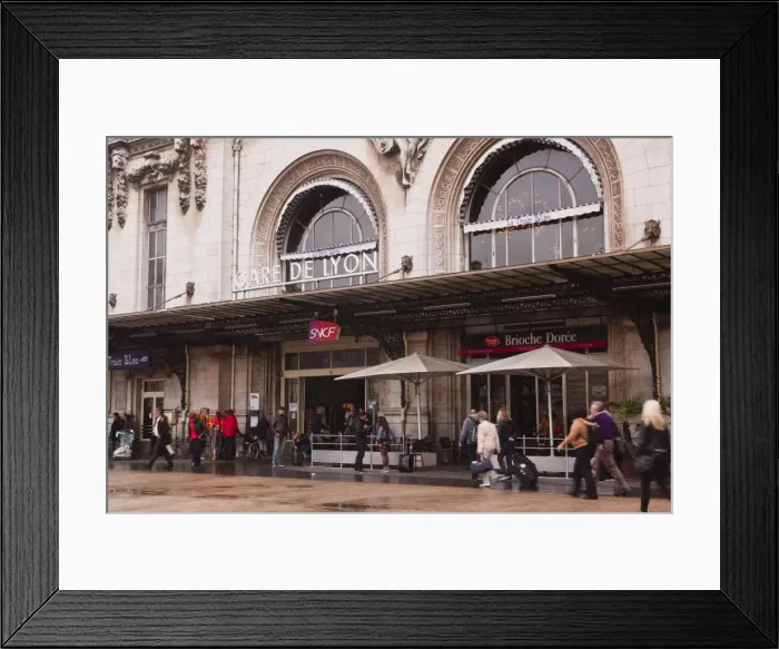 Framed Print : Gare de Lyon railway station in central Paris, France, Europe Framed Print : Gare de Lyon railway station in central Paris, France, Europe