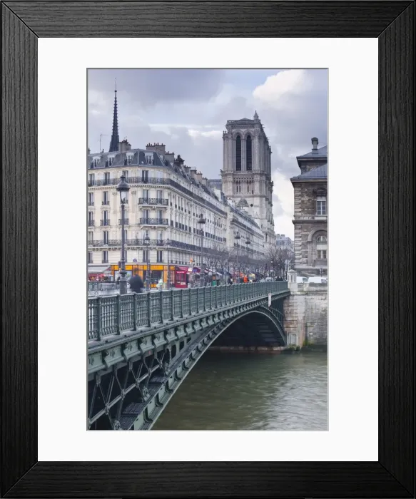 Framed Print : The banks of the Seine and Notre Dame de Paris cathedral, Paris, France, Europe Framed Print : The banks of the Seine and Notre Dame de Paris cathedral, Paris, France, Europe