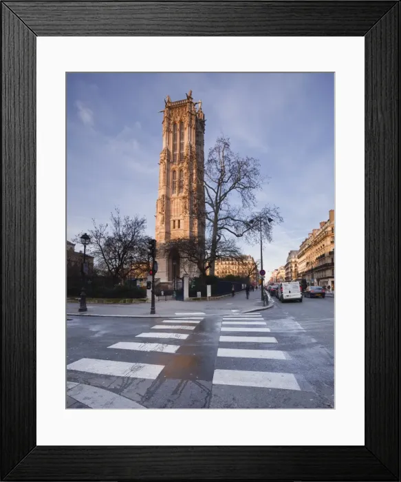 Framed Print : The gothic Tour Saint Jacques, Paris, France, Europe Framed Print : The gothic Tour Saint Jacques, Paris, France, Europe