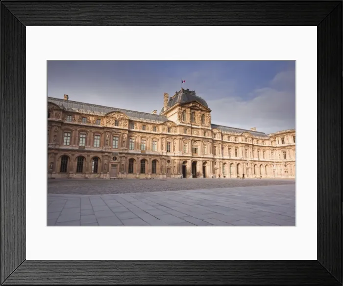Framed Print : The Musee Louvre in Paris, France, Europe Framed Print : The Musee Louvre in Paris, France, Europe