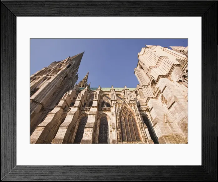 Framed Print : Gothic architecture on Chartres Cathedral, UNESCO World Heritage Site, Chartres, Eure-et-Loir, Centre, France, Europe Framed Print : Gothic architecture on Chartres Cathedral, UNESCO World Heritage Site, Chartres, Eure-et-Loir, Centre, France, Europe