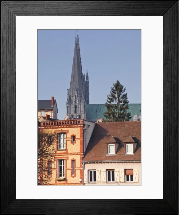 Framed Print : The gothic Chartres Cathedral, UNESCO World Heritage Site, Chartres, Eure-et-Loir, Centre, France, Europe Framed Print : The gothic Chartres Cathedral, UNESCO World Heritage Site, Chartres, Eure-et-Loir, Centre, France, Europe