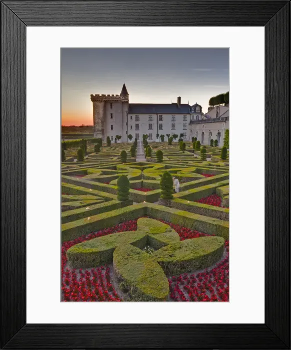Framed Print : The Chateau of Villandry at sunset, UNESCO World Heritage Site, Indre-et-Loire, Loire Valley, France, Europe Framed Print : The Chateau of Villandry at sunset, UNESCO World Heritage Site, Indre-et-Loire, Loire Valley, France, Europe