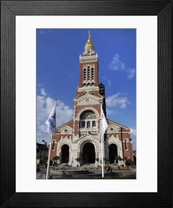 Framed Print : Basilica of Notre Dame de Brebieres, Albert, Somme, France, Europe Framed Print : Basilica of Notre Dame de Brebieres, Albert, Somme, France, Europe