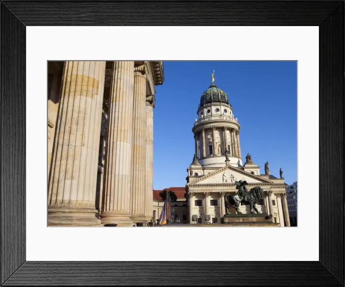 Framed Print : Theatre with Franzosisch (French) Church in the background, Gendarmenmarkt, Berlin, Germany, Europe Framed Print : Theatre with Franzosisch (French) Church in the background, Gendarmenmarkt, Berlin, Germany, Europe