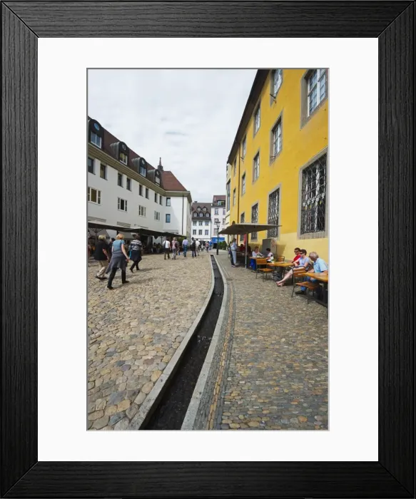 Framed Print : Mediaevel sewage system, Freiburg, Baden-Wurttemberg, Germany, Europe Framed Print : Mediaevel sewage system, Freiburg, Baden-Wurttemberg, Germany, Europe