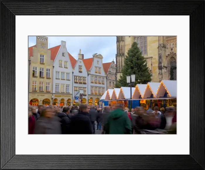 Framed Print : Christmas Market on Prinzipalmarkt, Munster, North Rhine-Westphalia, Germany, Europe Framed Print : Christmas Market on Prinzipalmarkt, Munster, North Rhine-Westphalia, Germany, Europe
