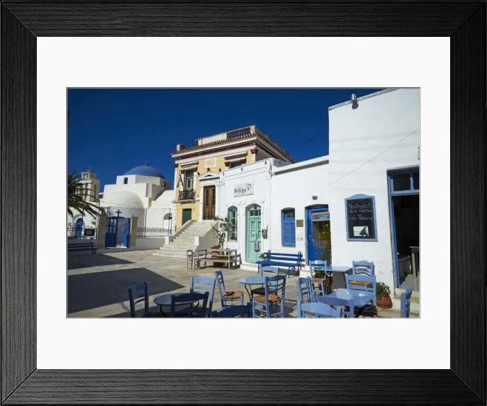 Framed Print : Hora, Serifos Island, Cyclades, Greek Islands, Greece, Europe