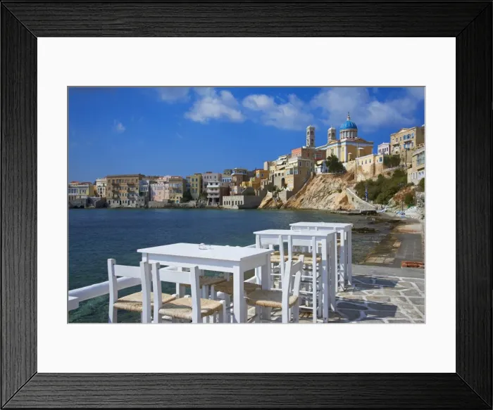 Framed Print : Ermoupoli (Khora), Syros Island, Cyclades, Greek Islands, Greece, Europe Framed Print : Ermoupoli (Khora), Syros Island, Cyclades, Greek Islands, Greece, Europe