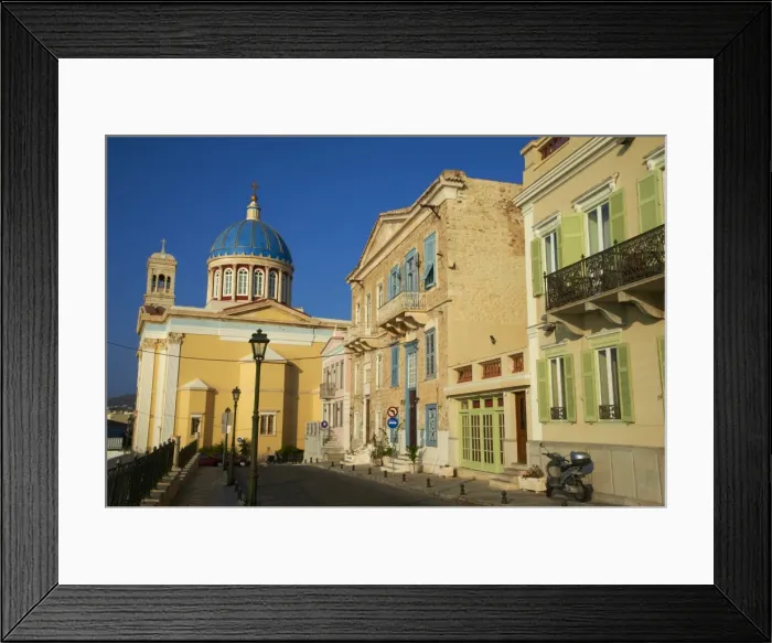 Framed Print : Ermoupoli (Khora), Syros Island, Cyclades, Greek Islands, Greece, Europe Framed Print : Ermoupoli (Khora), Syros Island, Cyclades, Greek Islands, Greece, Europe