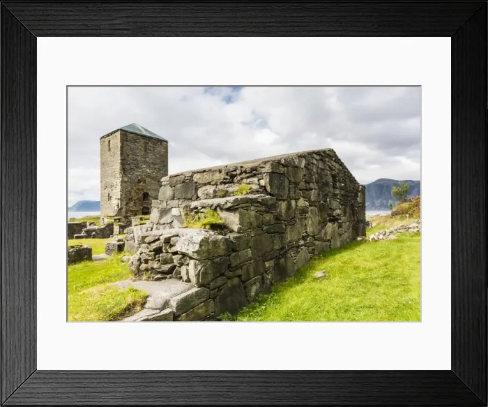 Framed Print : Remains of a monastery at Selje, Nordland, Norway, Scandinavia, Europe Framed Print : Remains of a monastery at Selje, Nordland, Norway, Scandinavia, Europe