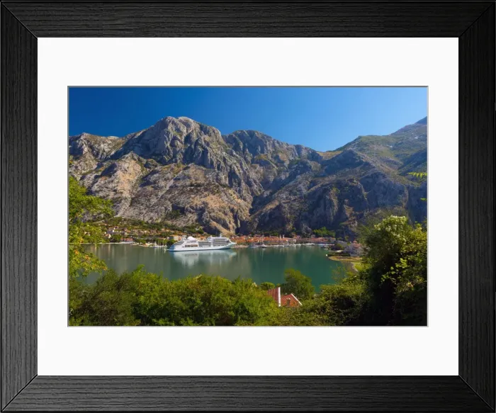 Framed Print : Cruise ship dwarfs the Old Town (Stari Grad), Kotor, Bay of Kotor, UNESCO World Heritage Site, Montenegro, Europe Framed Print : Cruise ship dwarfs the Old Town (Stari Grad), Kotor, Bay of Kotor, UNESCO World Heritage Site, Montenegro, Europe