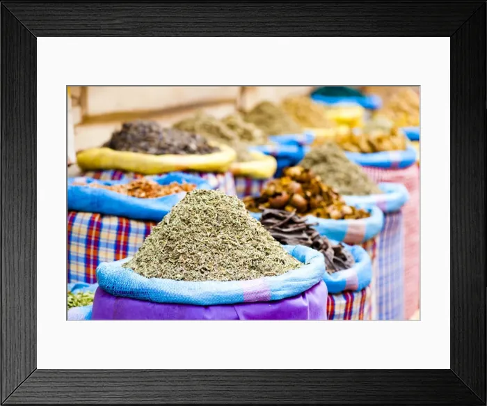 Framed Print : Colourful spices in the souks just off Djemaa El Fna, Marrakech, Morocco, North Africa, Africa Framed Print : Colourful spices in the souks just off Djemaa El Fna, Marrakech, Morocco, North Africa, Africa
