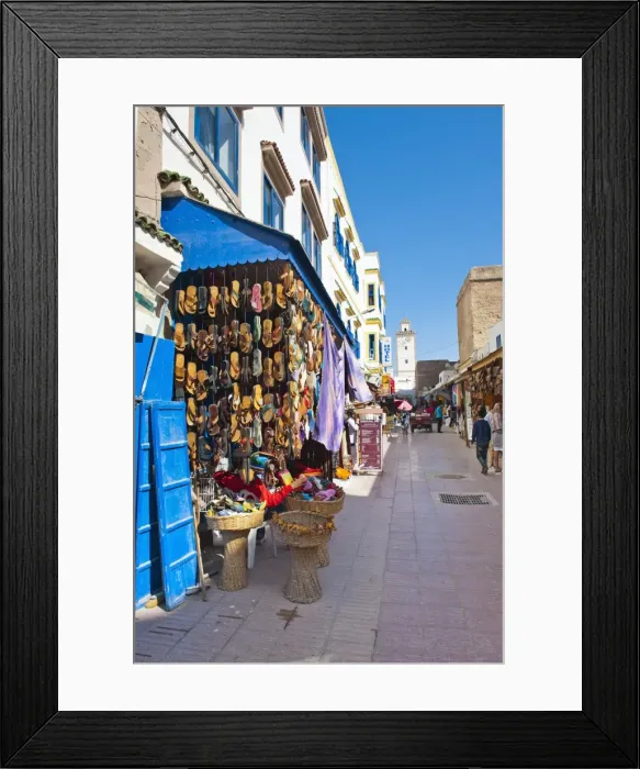 Framed Print : Market stall in Essaouira, formerly Mogador, UNESCO World Heritage Site, Morocco, North Africa, Africa Framed Print : Market stall in Essaouira, formerly Mogador, UNESCO World Heritage Site, Morocco, North Africa, Africa