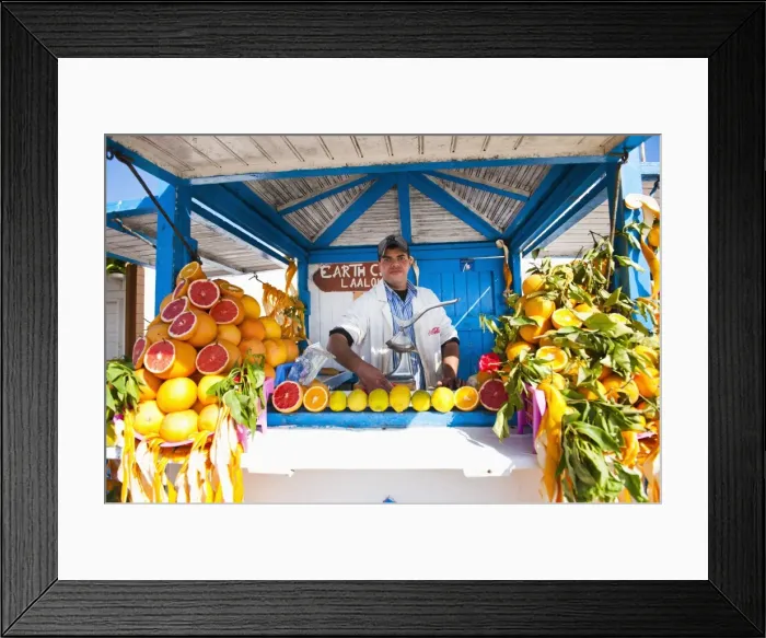 Framed Print : Fresh orange juice vendor, Essaouira, formerly Mogador, Morocco, North Africa, Africa Framed Print : Fresh orange juice vendor, Essaouira, formerly Mogador, Morocco, North Africa, Africa