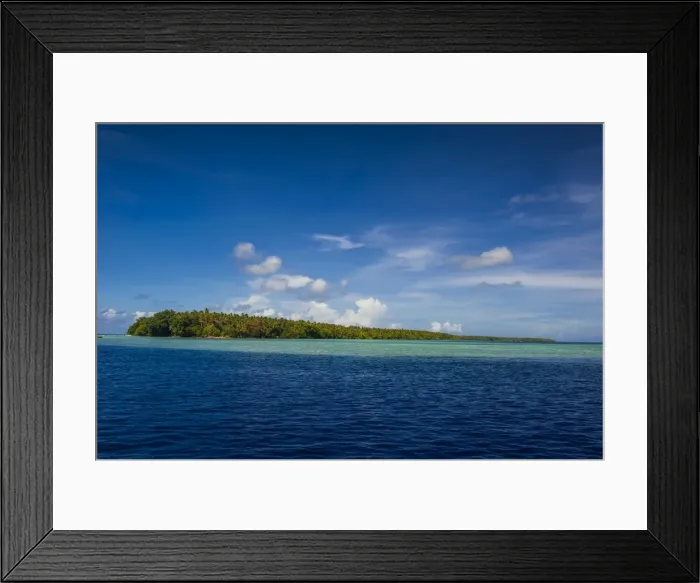 Framed Print : Little islet in the Ant Atoll, Pohnpei, Micronesia, Pacific Framed Print : Little islet in the Ant Atoll, Pohnpei, Micronesia, Pacific