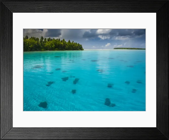 Framed Print : Beautiful turquoise water in the Ant Atoll, Pohnpei, Micronesia, Pacific Framed Print : Beautiful turquoise water in the Ant Atoll, Pohnpei, Micronesia, Pacific
