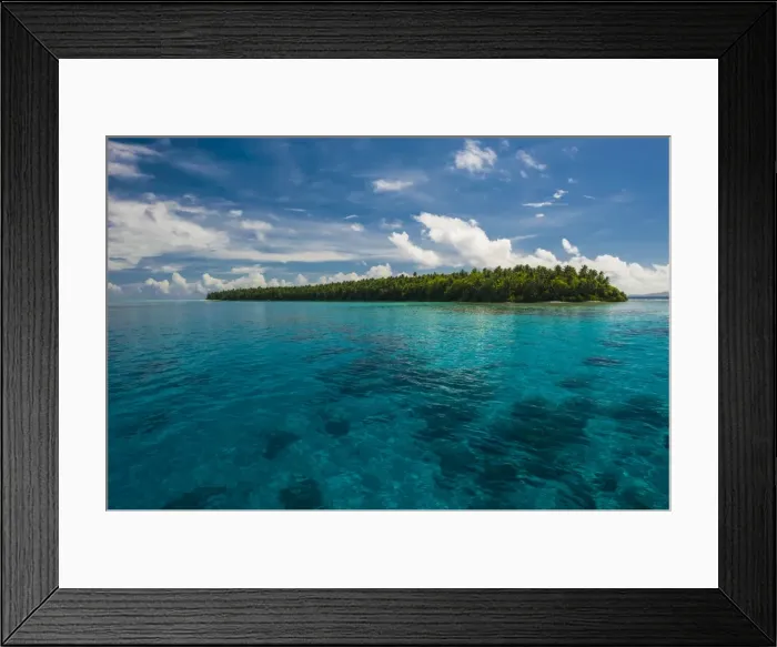 Framed Print : Little islet in the Ant Atoll, Pohnpei, Micronesia, Pacific Framed Print : Little islet in the Ant Atoll, Pohnpei, Micronesia, Pacific