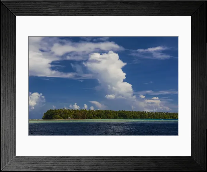 Framed Print : Little islet in the Ant Atoll, Pohnpei, Micronesia, Pacific Framed Print : Little islet in the Ant Atoll, Pohnpei, Micronesia, Pacific