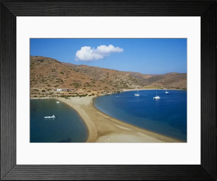 Framed Print : Kolona beach, Kythnos, Cyclades, Greek Islands, Greece, Europe Framed Print : Kolona beach, Kythnos, Cyclades, Greek Islands, Greece, Europe