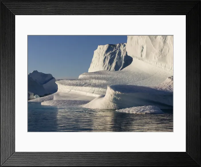 Framed Print : Grounded icebergs, Rode O (Red Island), Scoresbysund, Northeast Greenland, Polar Regions Framed Print : Grounded icebergs, Rode O (Red Island), Scoresbysund, Northeast Greenland, Polar Regions
