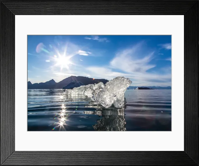 Framed Print : Floating ice, Vikingbukta (Viking Bay), Scoresbysund, Northeast Greenland, Polar Regions Framed Print : Floating ice, Vikingbukta (Viking Bay), Scoresbysund, Northeast Greenland, Polar Regions