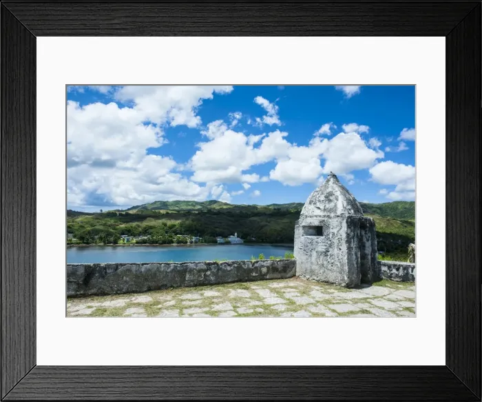 Framed Print : Fort Soledad looking over Umatac Bay, Guam, US Territory, Central Pacific, Pacific Framed Print : Fort Soledad looking over Umatac Bay, Guam, US Territory, Central Pacific, Pacific