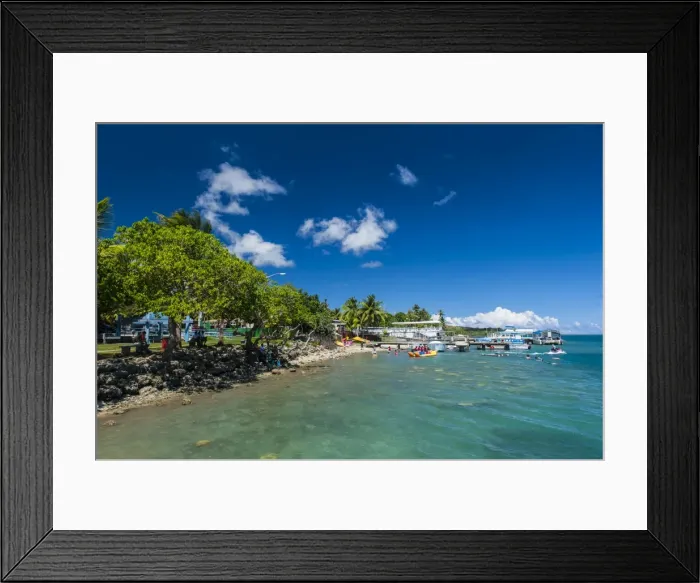 Framed Print : Coast around Merizo and its coral reef, Guam, US Territory, Central Pacific, Pacific Framed Print : Coast around Merizo and its coral reef, Guam, US Territory, Central Pacific, Pacific