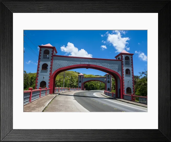 Framed Print : Twin stone arches in the Spanish Bridge, Umatac, Guam, US Territory, Central Pacific, Pacific Framed Print : Twin stone arches in the Spanish Bridge, Umatac, Guam, US Territory, Central Pacific, Pacific