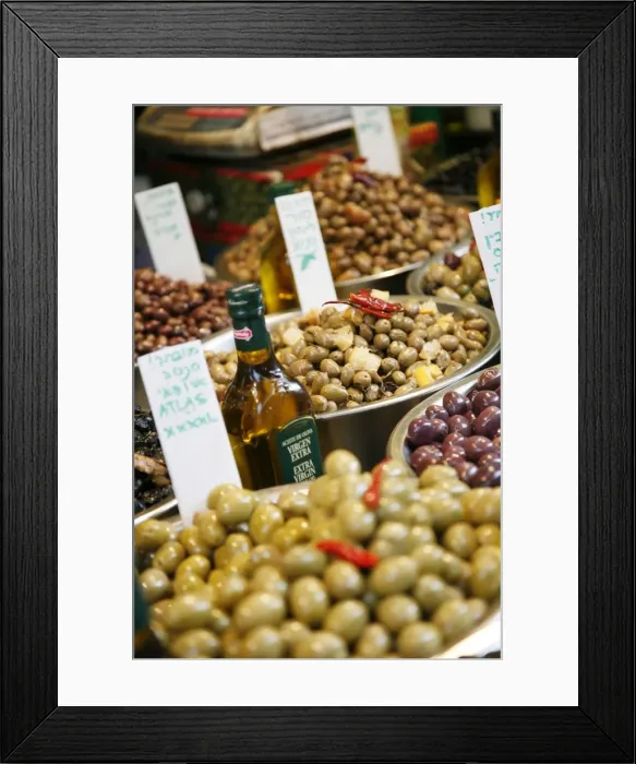 Framed Print : Olives stall, Shuk HaCarmel (Carmel Market), Tel Aviv, Israel, Middle East Framed Print : Olives stall, Shuk HaCarmel (Carmel Market), Tel Aviv, Israel, Middle East