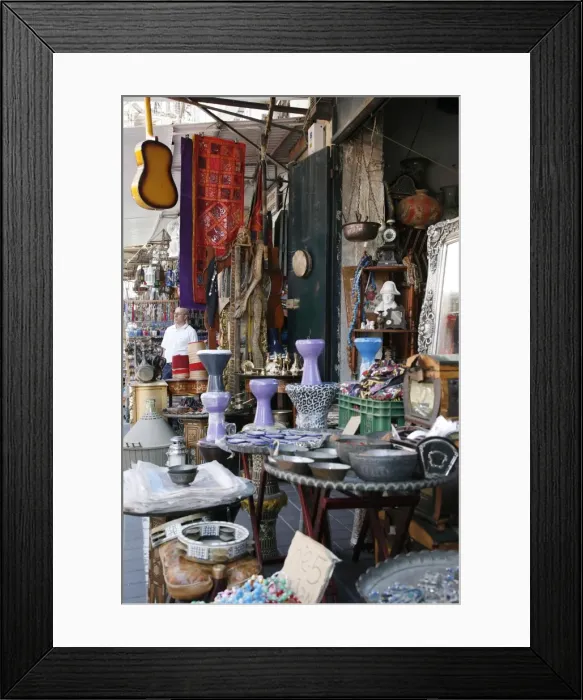 Framed Print : The flea market in Jaffa, Tel Aviv, Israel, Middle East Framed Print : The flea market in Jaffa, Tel Aviv, Israel, Middle East