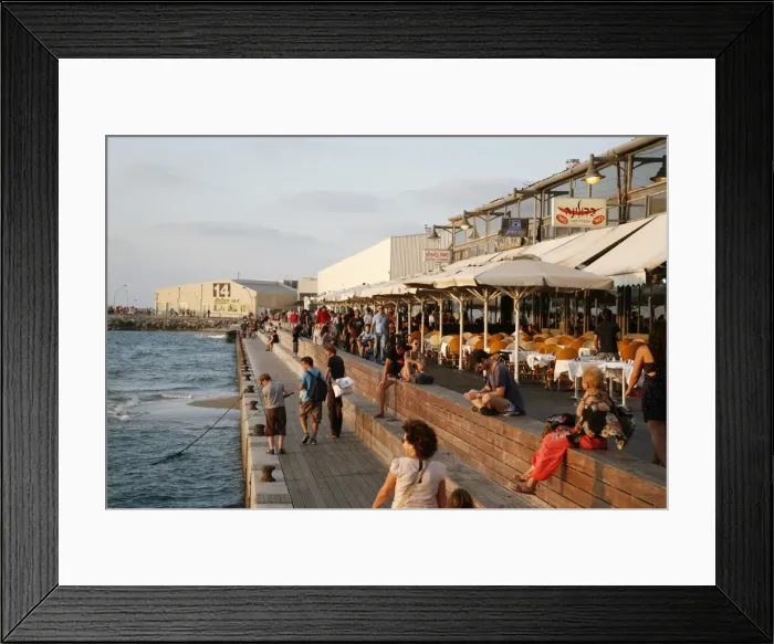 Framed Print : Tel Avivs New Port filled with many bars, cafes, restaurant and boutiques, Tel Aviv, Israel, Middle East Framed Print : Tel Avivs New Port filled with many bars, cafes, restaurant and boutiques, Tel Aviv, Israel, Middle East