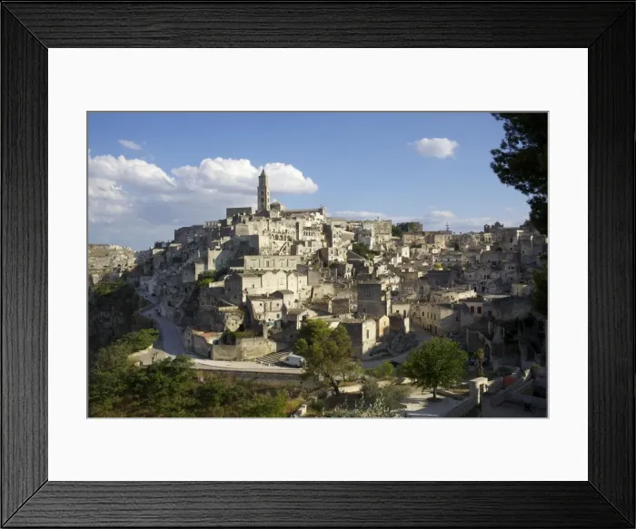 Framed Print : View of Matera from the church, Matera, Basilicata, Italy, Europe Framed Print : View of Matera from the church, Matera, Basilicata, Italy, Europe