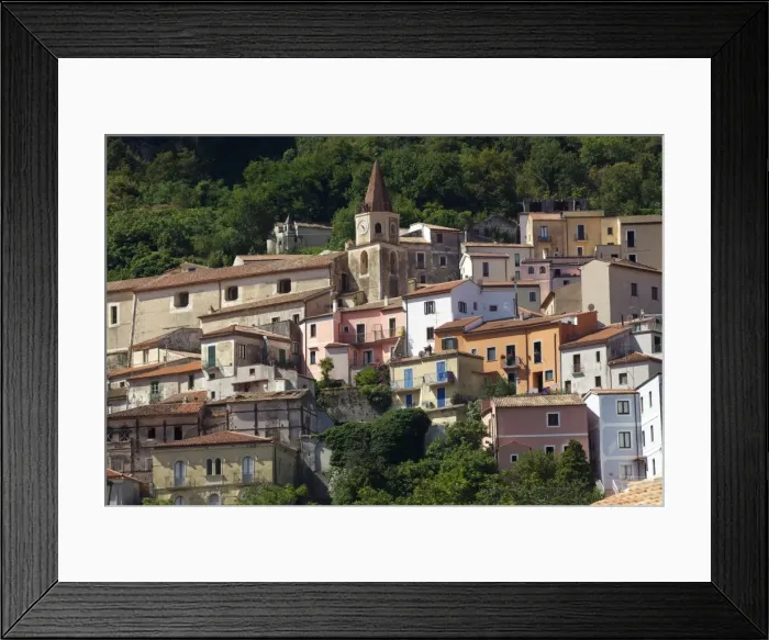 Framed Print : The small town of Maratea, on the Tyrrhenian Sea, Basilicata, Italy, Europe Framed Print : The small town of Maratea, on the Tyrrhenian Sea, Basilicata, Italy, Europe