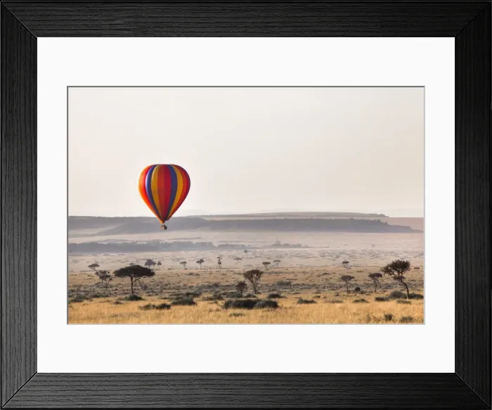 Framed Print : Dawn hot air balloon ride, Masai Mara National Reserve, Kenya, East Africa, Africa Framed Print : Dawn hot air balloon ride, Masai Mara National Reserve, Kenya, East Africa, Africa
