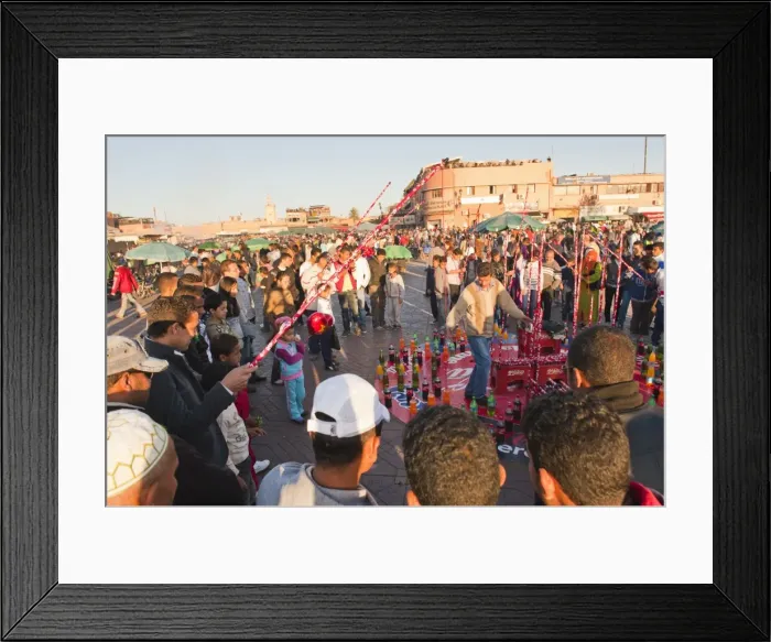 Framed Print : Moroccans playing games in Place Djemaa El Fna, Marrakech, Morocco, North Africa, Africa Framed Print : Moroccans playing games in Place Djemaa El Fna, Marrakech, Morocco, North Africa, Africa