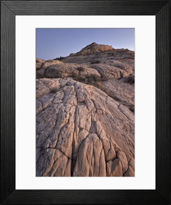 Framed Print : Navajo sandstone at dusk, Grand Staircase-Escalante National Monument, Utah, United States of America, North America Framed Print : Navajo sandstone at dusk, Grand Staircase-Escalante National Monument, Utah, United States of America, North America